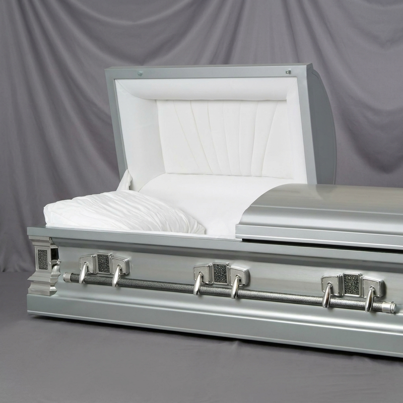 Legacy Silver Stainless Casket — view 2