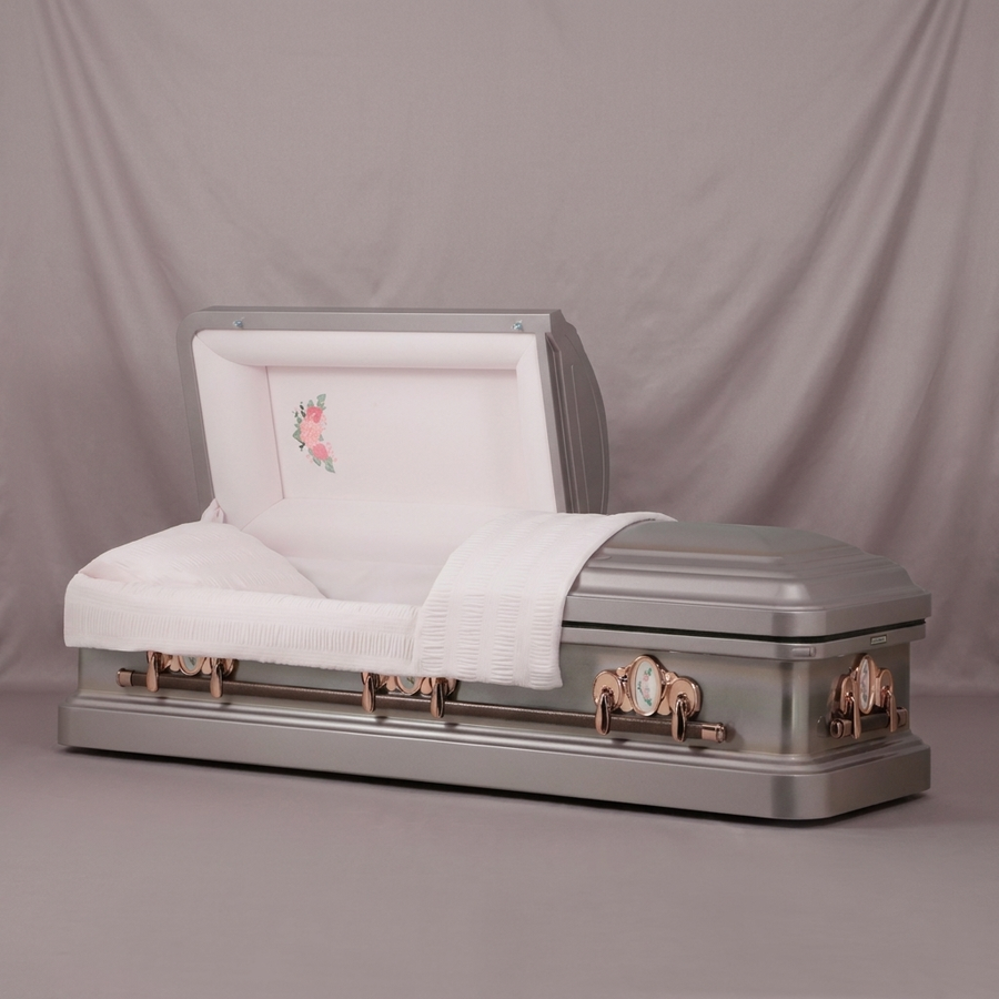 Ashford Ametrine Rose Casket by Forever Casket
