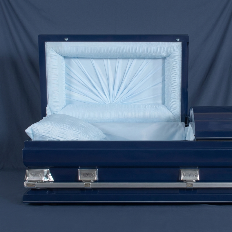 Grand Neo Blue Oversize Casket — view 2