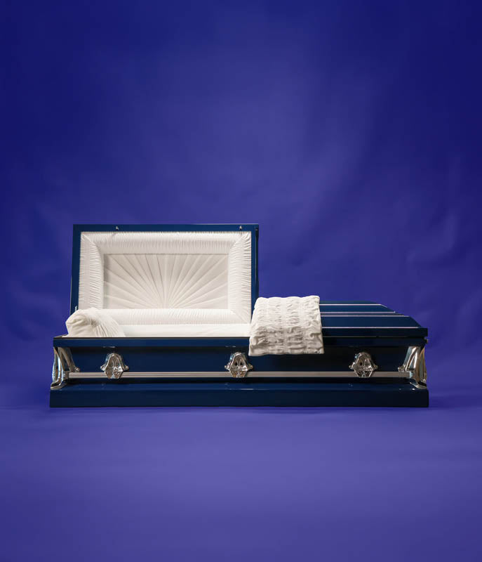 Forever Blue | 20 Gauge Steel Casket