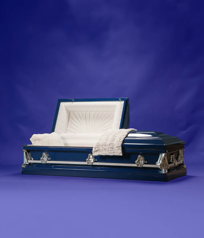 Forever Blue | 20 Gauge Steel Casket