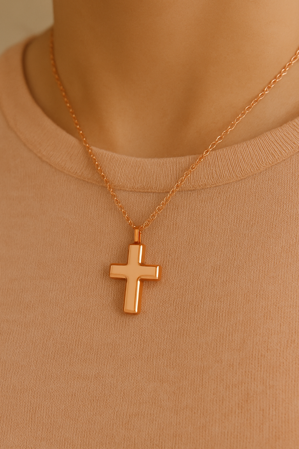 Cross Cremation Necklace