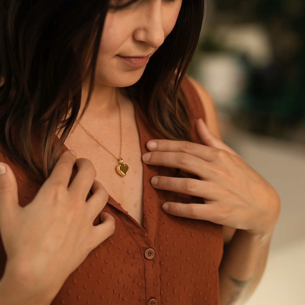 Eterna Heart Cremation Necklace