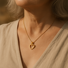 Hollow Heart Pendant Necklace