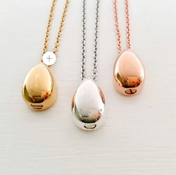 Arden Drop Cremation Necklace