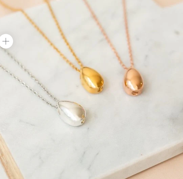 Arden Drop Cremation Necklace