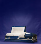 Forever Blue | 18 Gauge Steel Casket