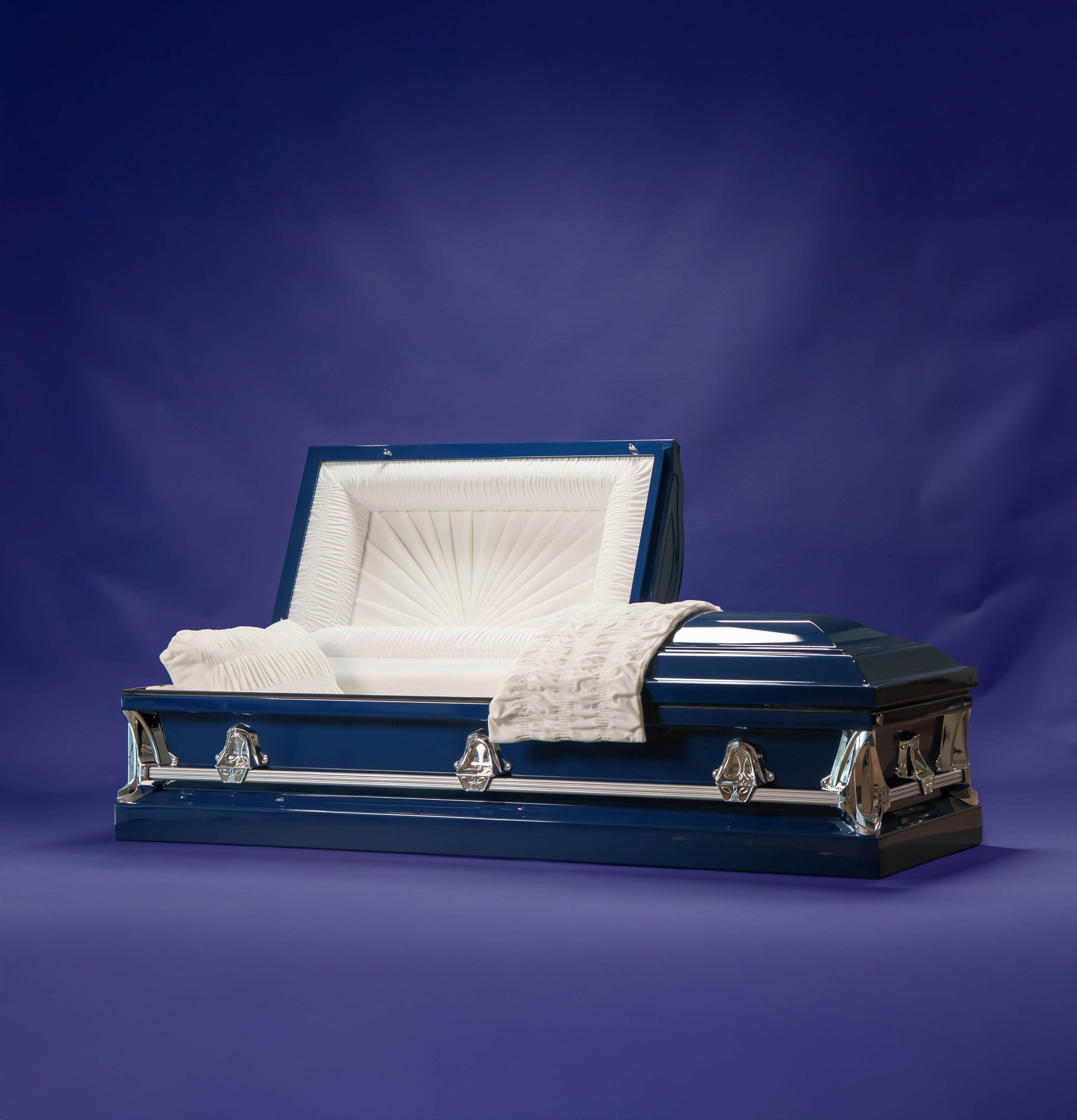 Forever Blue | 18 Gauge Steel Casket
