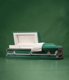 Meadow Green Casket | Signature Series | 18-Gauge Steel