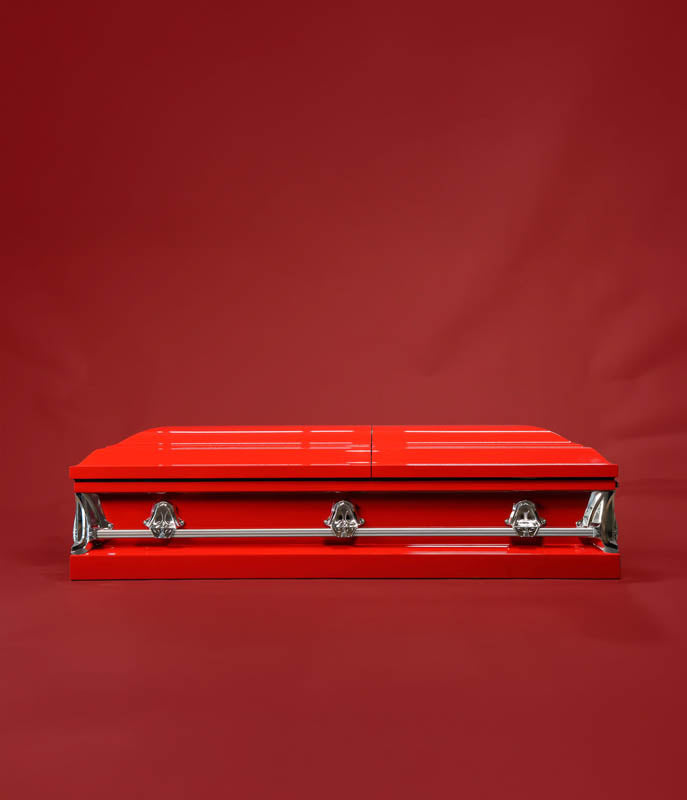 Forever Red | 18 Gauge Steel Casket