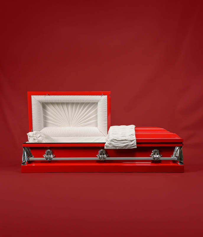 Forever Red | 18 Gauge Steel Casket
