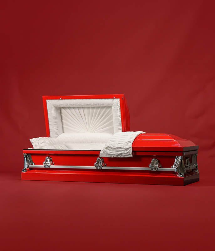 Forever Collection Sport Red Casket by Forever Casket