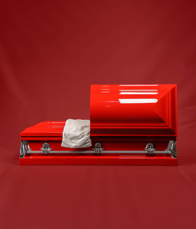 Forever Red | 20 Gauge Steel Casket
