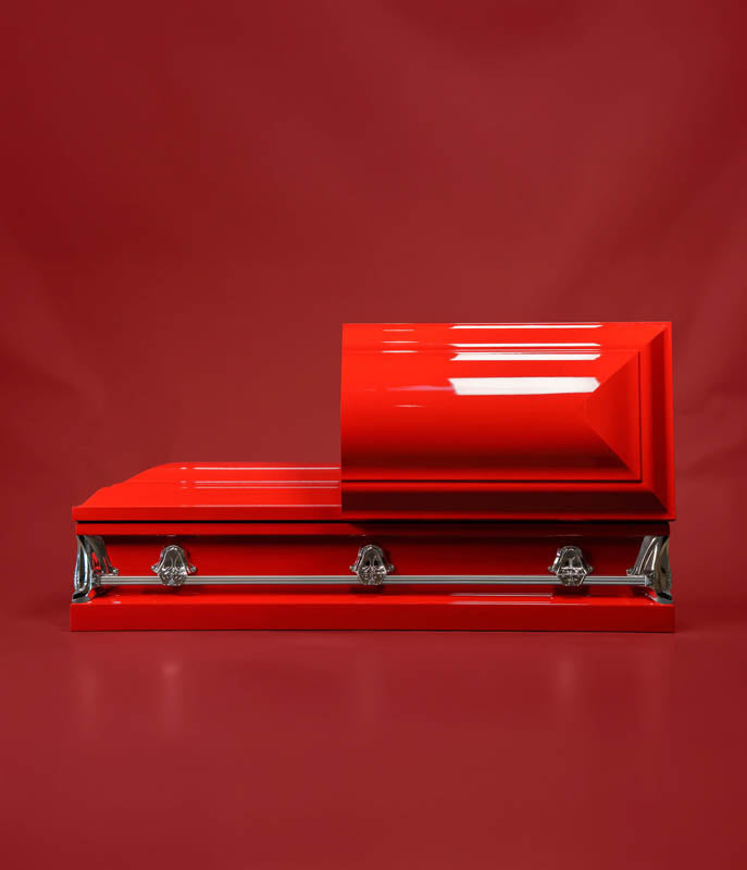 Forever Red | 20 Gauge Steel Casket