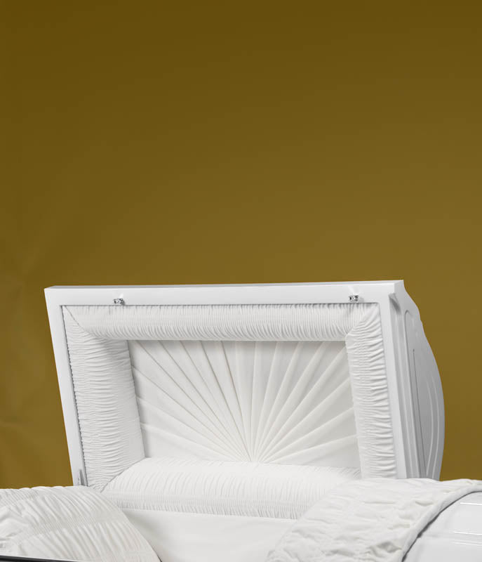 Forever White | 18 Gauge Steel Casket