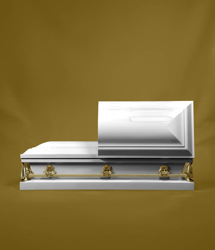 Forever White | 18 Gauge Steel Casket