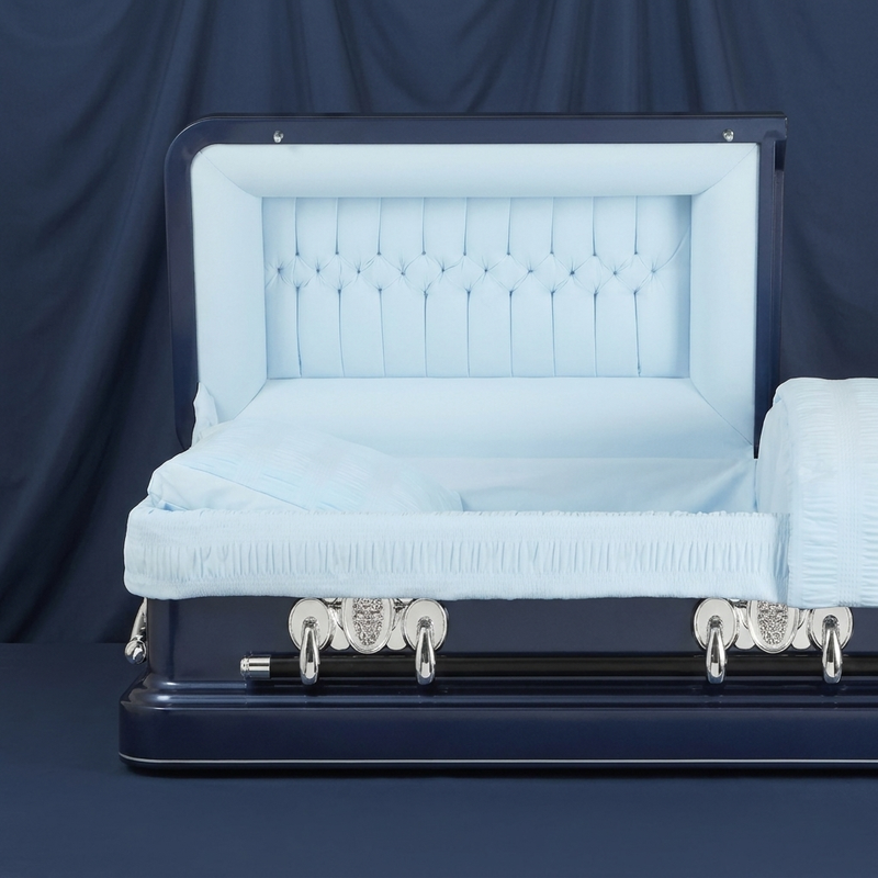 Ashford Neo Blue Casket — view 2