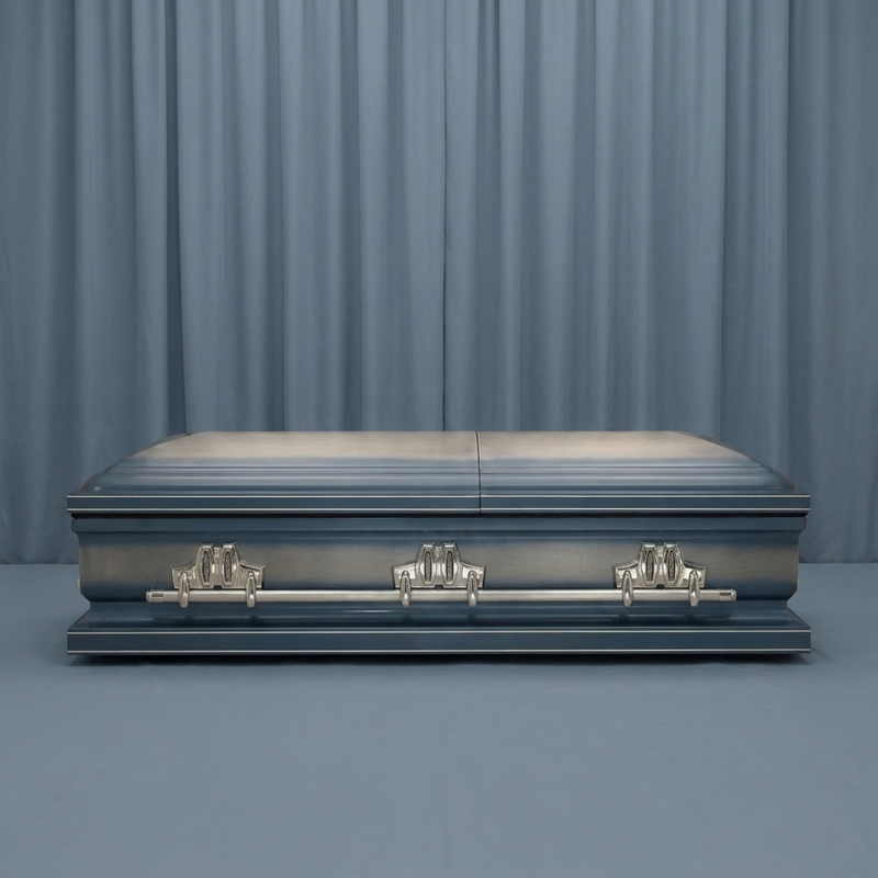 Sheffield Natural & Spruce Casket