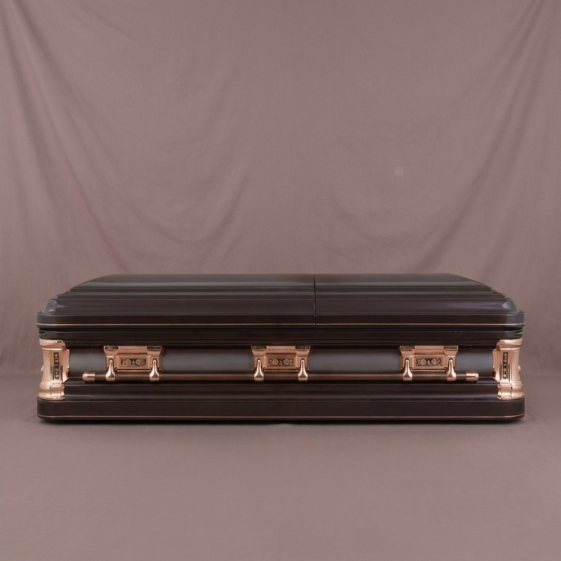 Somerset Natural & Plum Casket