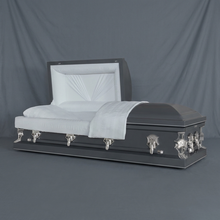 Camden Gunmetal Casket by Forever Casket