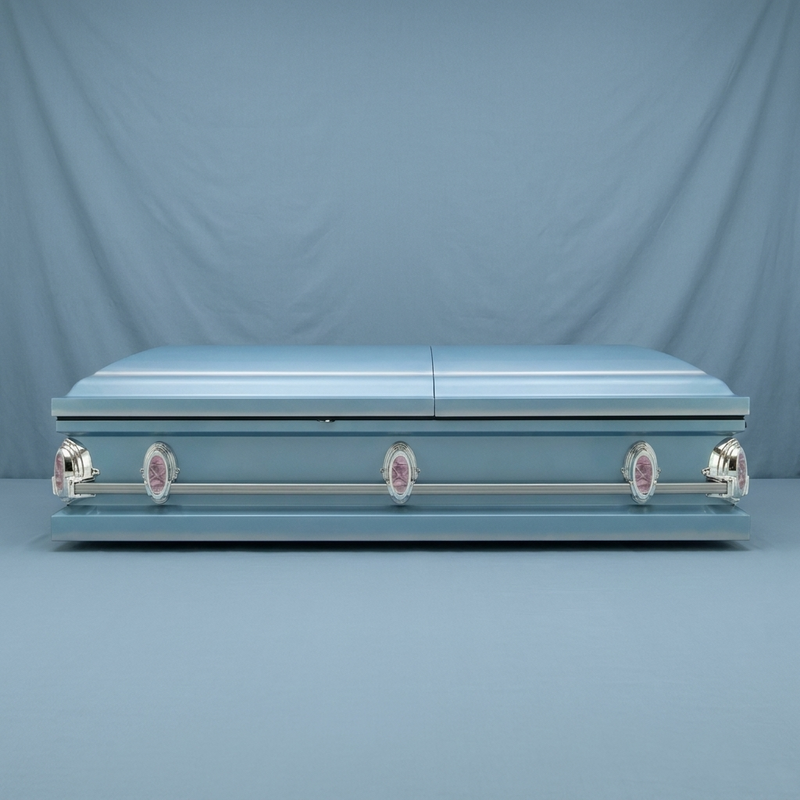 Homeward Powder Blue Casket