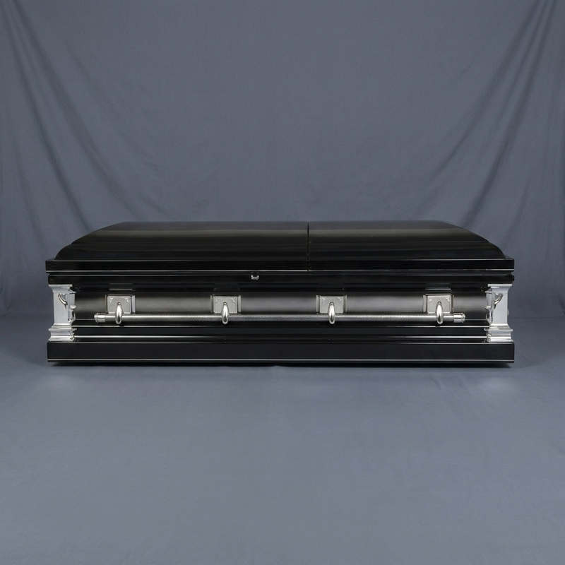 Artisan Natural & Black Casket