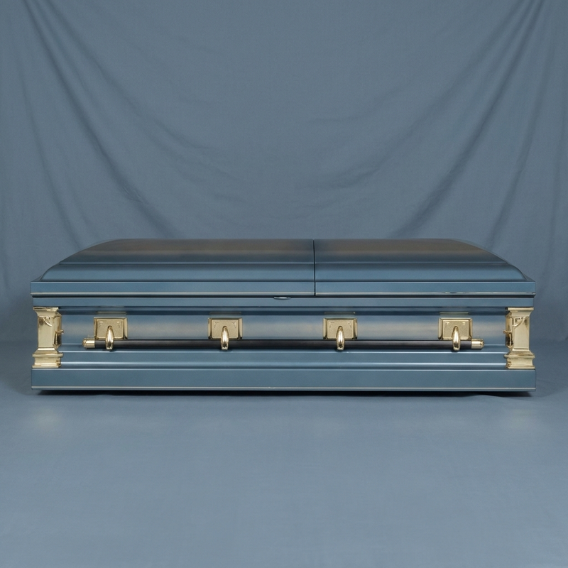 Artisan Gold & Spruce Casket