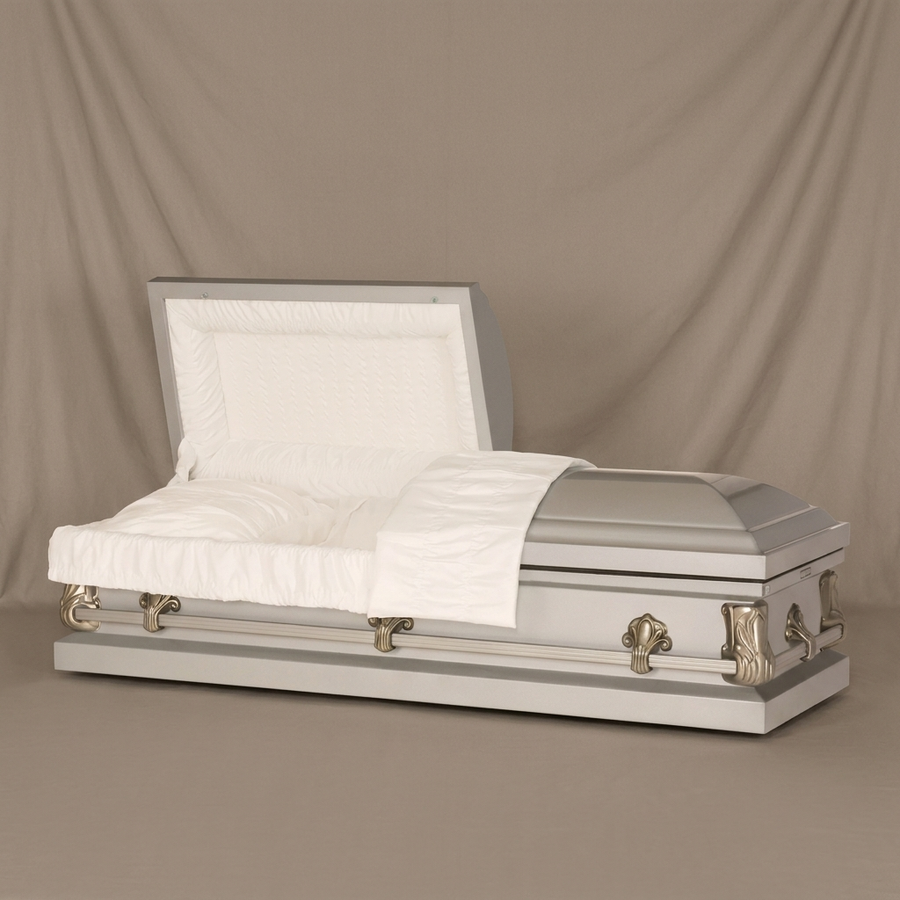 Stillwater Silver Casket by Forever Casket