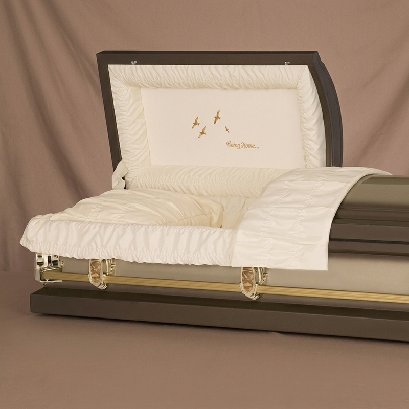 Homeward Sunset Gold Casket — view 2