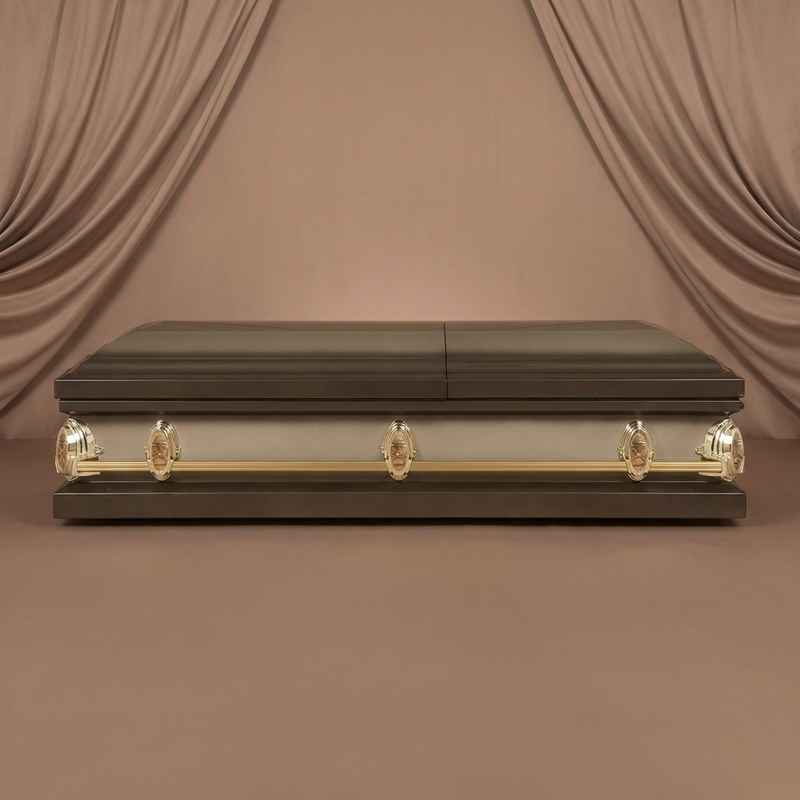 Homeward Sunset Gold Casket