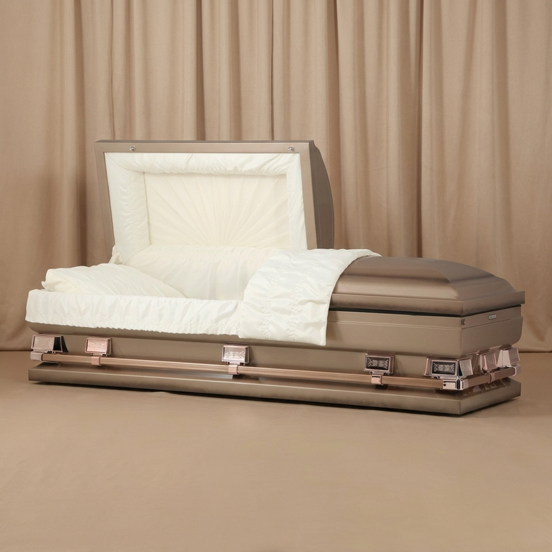 Grand Copper & Dark Bronze Oversize Casket