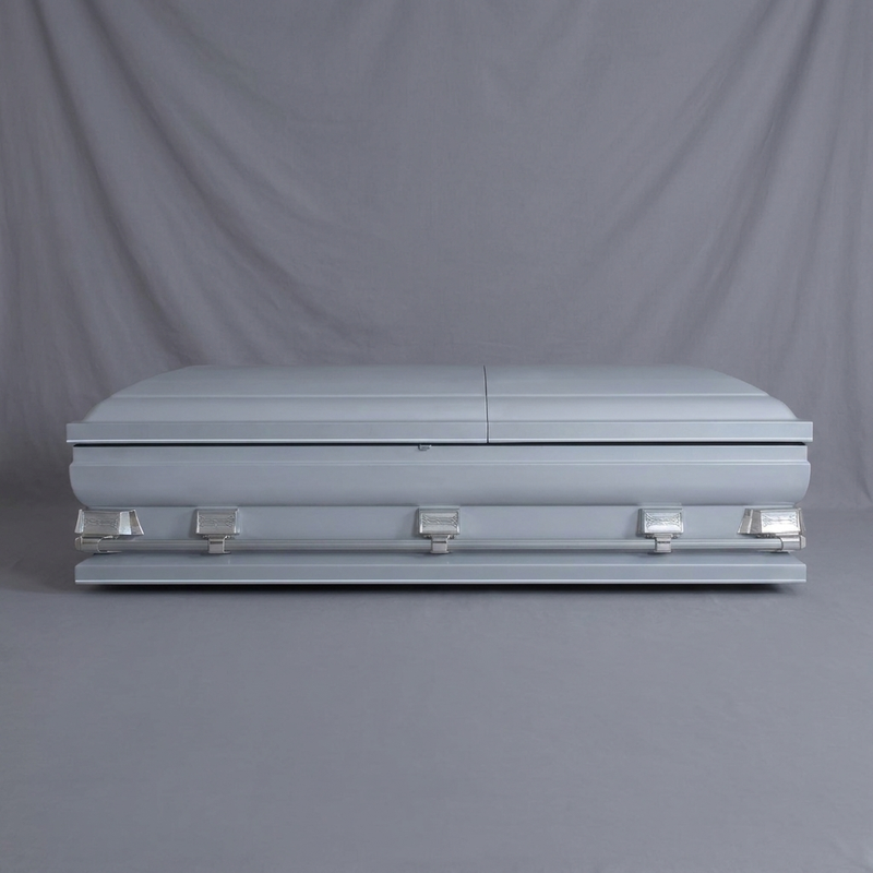 Grand Silver Oversize Casket