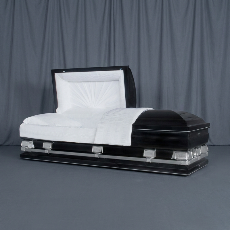 Grand Sparkle Black Oversize Casket