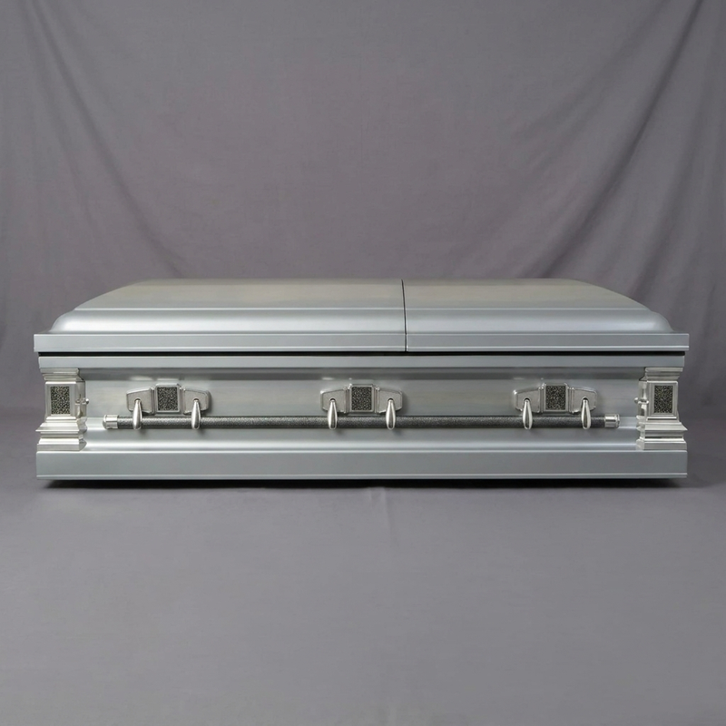 Legacy Silver Stainless Casket