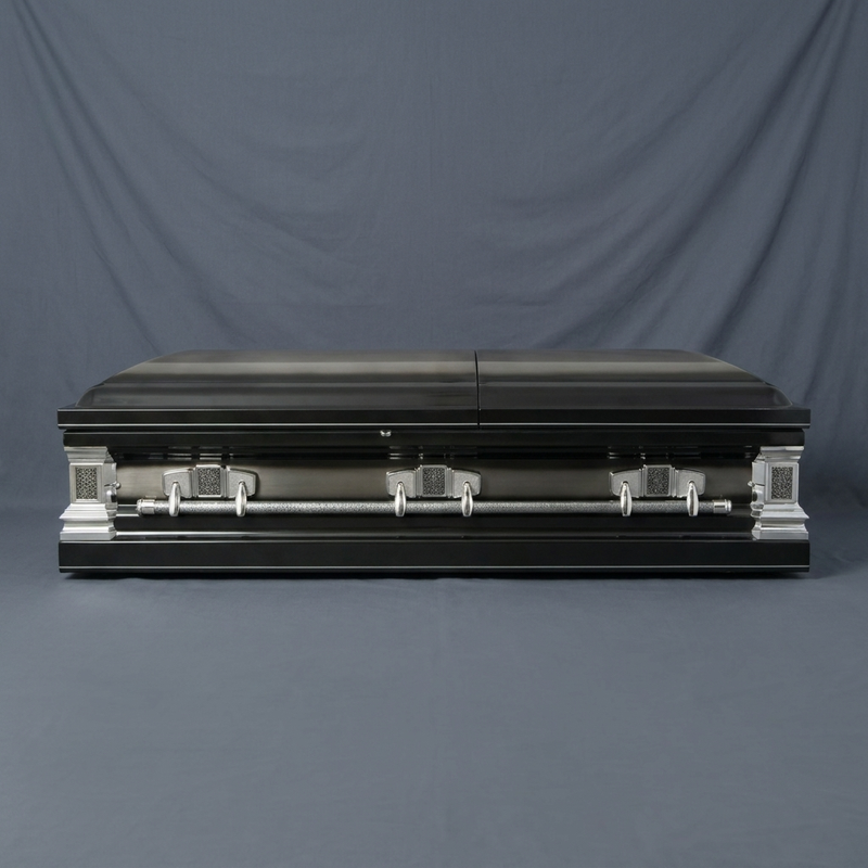 Legacy Black Stainless Casket