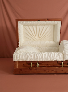 The Natural Cedar Casket