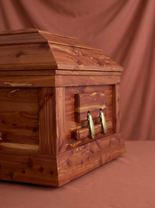The Natural Cedar Casket