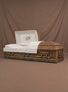 The Rustic Oak Casket