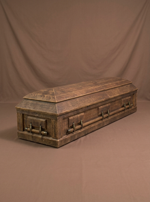 The Rustic Oak Casket