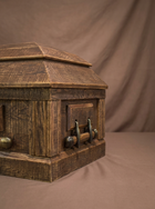 The Rustic Oak Casket