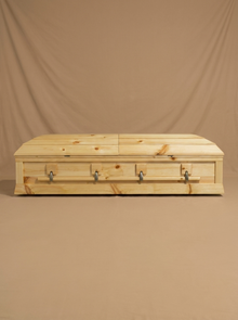 The Forest Pine Casket (RECHECK SIZE AND PRICE)
