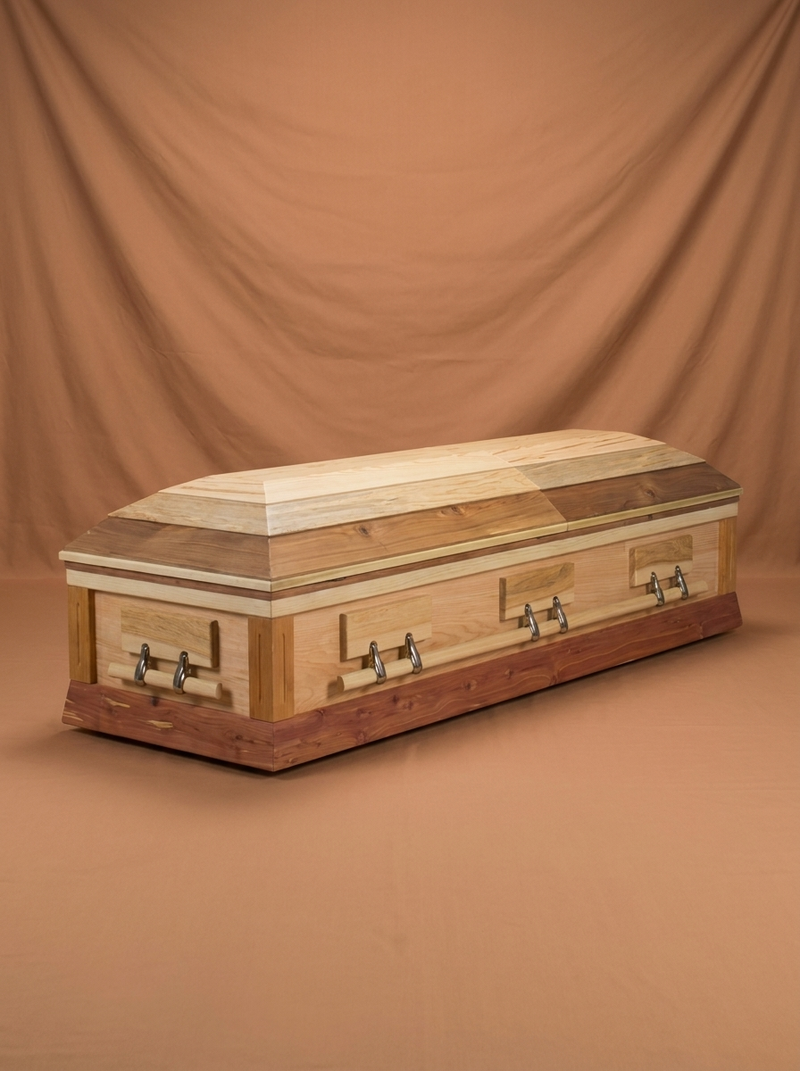 Amish Seven-Wood Casket