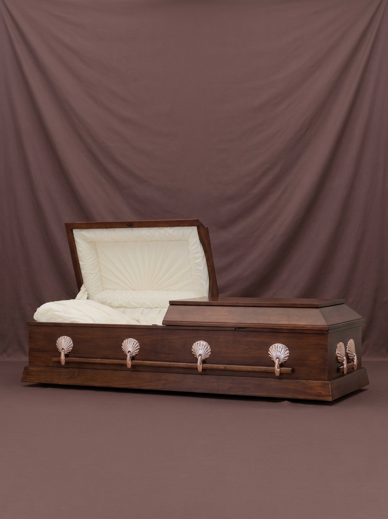 Amish Poplar Casket — Swing Handles II