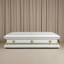 Regent White & Gold Casket — view 4