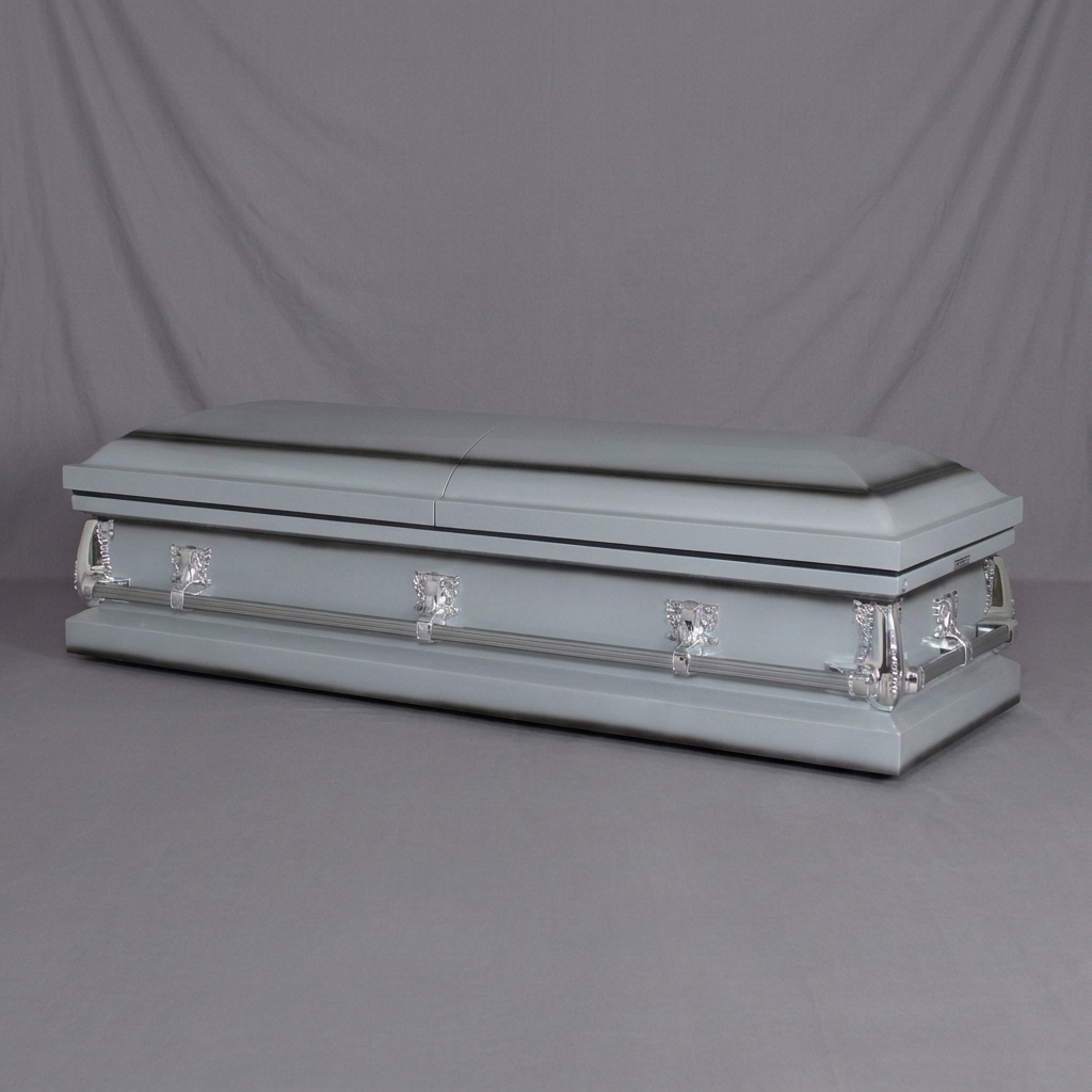 Regent Silver & Black Casket — view 3