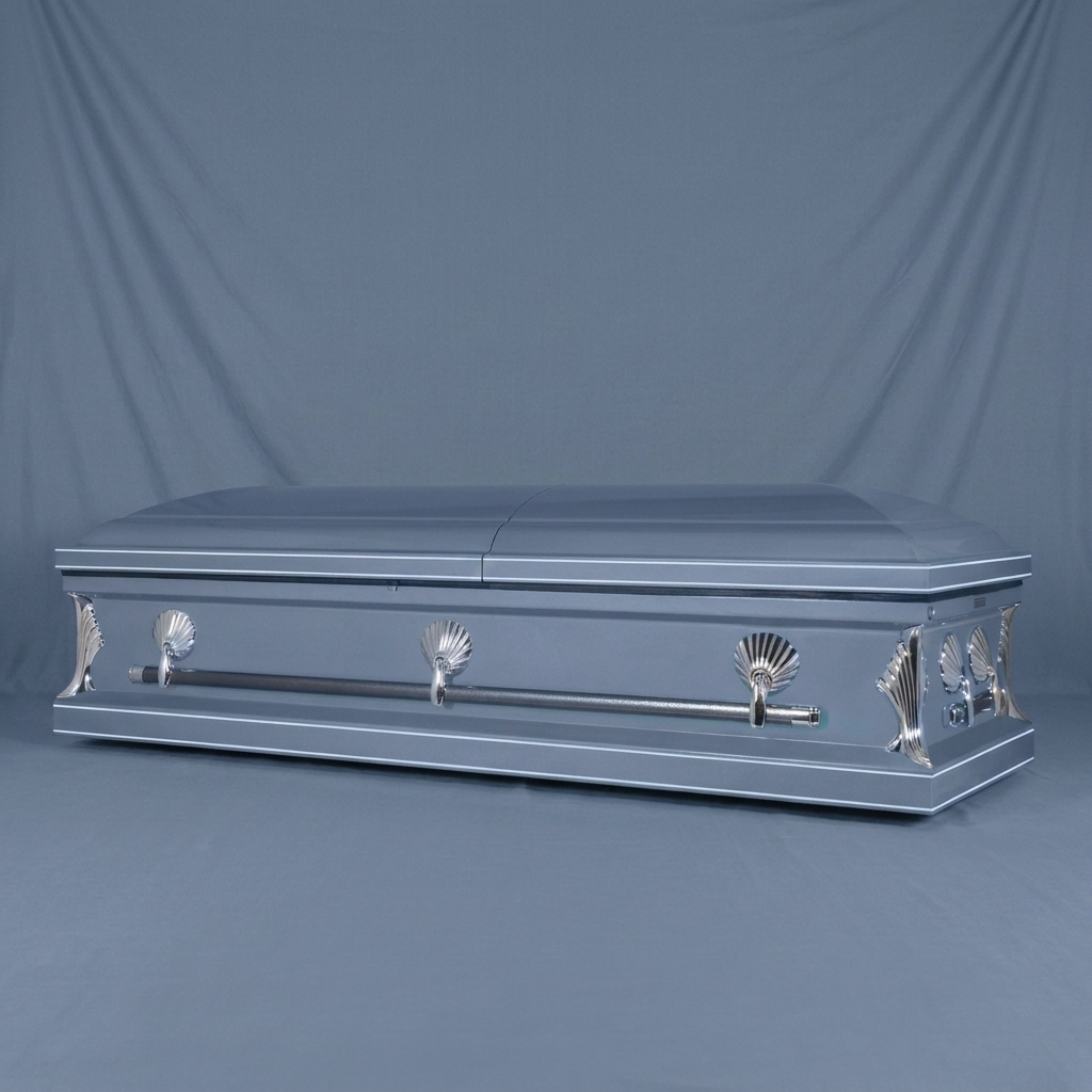 Beacon Powder Blue Casket — view 4