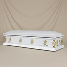 Concord White & Gold Casket — view 3
