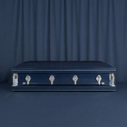 Concord Dark Blue Metallic Casket — view 2