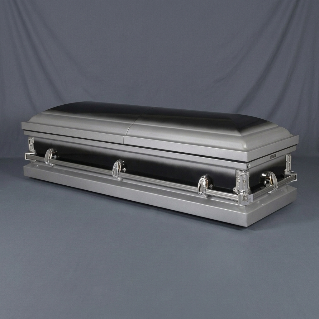 Duet Black & Silver Casket — view 5
