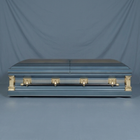 Artisan Gold & Spruce Casket — view 2